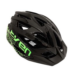 CAPACETE PRETO/VERDE