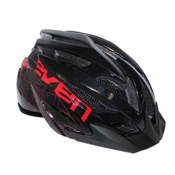 CAPACETE PRETO/VERMELHO